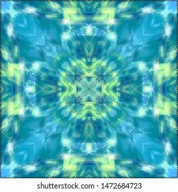 Halftone ornament, summer pattern. Drawing vintage style. Grunge texture. Festive greeting card. Abstract art background. Modern geometric pattern. Festive art backdrop. Creative vector element