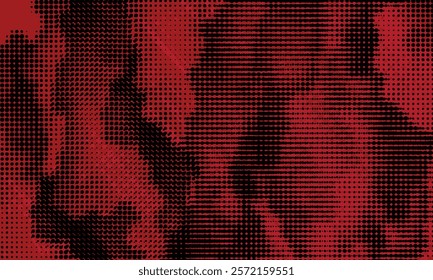 Halftone overlay texture. With an illustration of smoke and fire. Grunge vector background for contemporary designs. 
