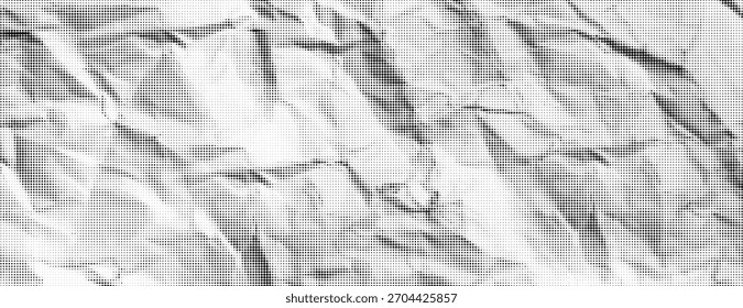 Fondo de papel semitono con textura arrugada áspera. Grunge hoja de nota vintage o paquete. Abstractas diario simple en blanco y negro. Efecto de ruido o grano. Telón de fondo del patrón