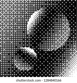 Halftone Pattern, Abstract Halftone Pattern, Halftone Dot Pattern Vector Art Illustration
