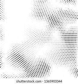 Halftone pattern background. Abstract halftone texture with dots. Black and white minimal abstract background.