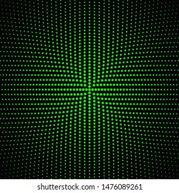 Halftone pattern background - black and white abstract vector illustration
