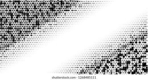 Halftone pattern background. Minimal geometric background.  Vector illustration . Abstract halftone texture with dots.