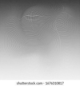 Halftone pattern. Halftone background. Halftone texture
