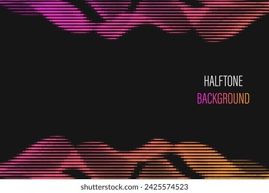 Halftone pattern. Halftone background. Halftone texture.
