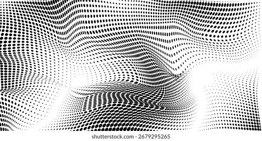 Halftone pattern. Halftone background. Halftone texture.

