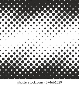 Halftone pattern background texture, round spot shapes, vintage or retro graphic, usable as decorative element.