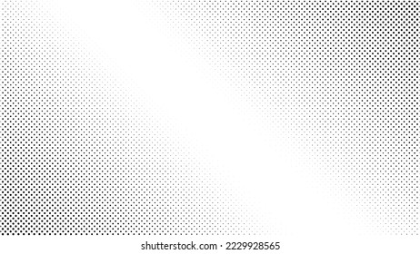 Halftone pattern background vector, abstract wallpaper template with black and white color halftone effect