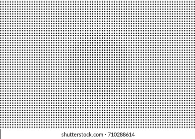 Halftone pattern with black dot on transparent overlay. Monochrome dotted vector illustration. Black and white halftone overlay. Vintage cartoon effect. Ringed dotted pattern. Centered dotted texture