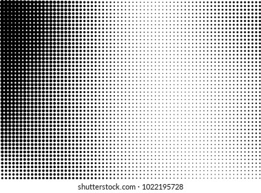 Halftone pattern black and white vector
