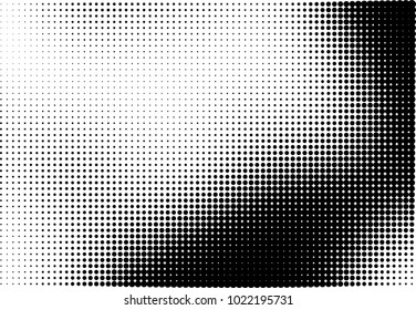 Halftone pattern black and white vector
