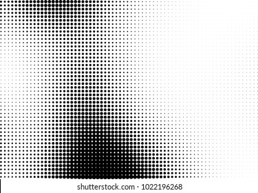 Halftone pattern black and white vector