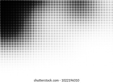 Halftone pattern black and white vector