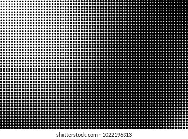 Halftone pattern black and white vector