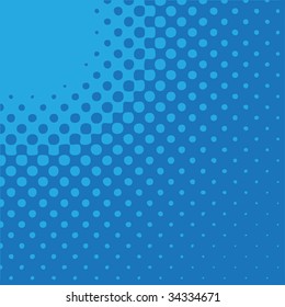 halftone pattern blue