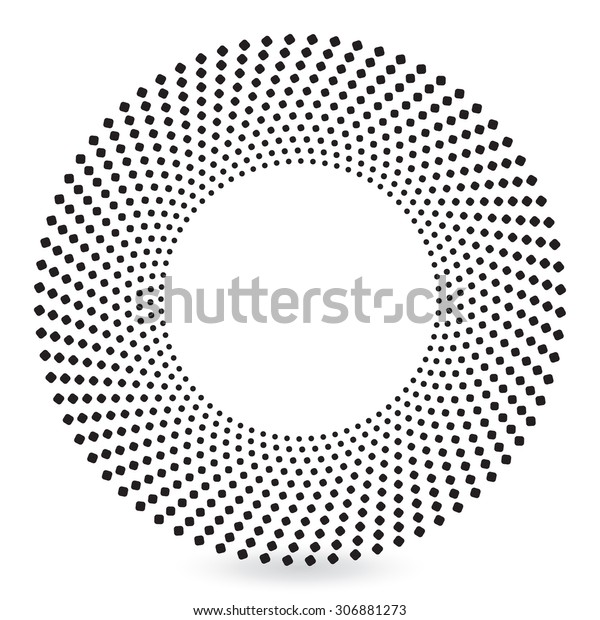 halftone pattern circle
