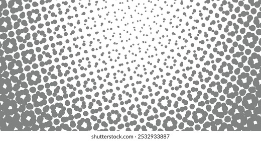 Halftone pattern. Pattern of circles and dots. Vector illustration.