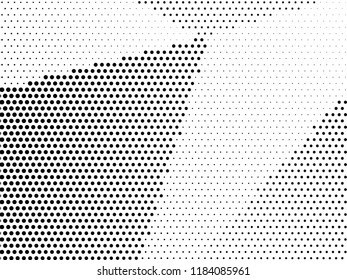 Halftone pattern. Comic background. Dotted retro backdrop with circles, dots. Design element for web banners, posters, cards, wallpapers, sites. Pop art style. Vector illustration. Black and white 