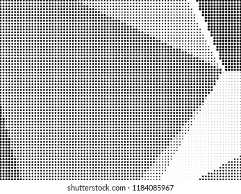 Halftone pattern. Comic background. Dotted retro backdrop with circles, dots. Design element for web banners, posters, cards, wallpapers, sites. Pop art style. Vector illustration. Black and white 