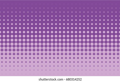 Halftone pattern. Comic background. Dotted retro backdrop with circles, dots.