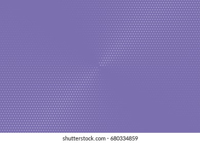 Halftone pattern. Comic background. Dotted retro backdrop with circles, dots. Design element for web banners, posters, cards, wallpapers, sites. Pop art style. Vector illustration. Purple, lilac