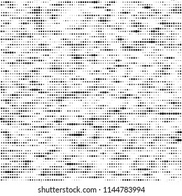 Halftone pattern. Corrupted code. Glitch background. Computer Virus. Gradient design background. Particle virus. Vector Illustration.