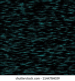 Halftone Pattern. Corrupted Code. Glitch Background. Computer Virus. Gradient Design Background. Particle Virus. Vector Illustration.