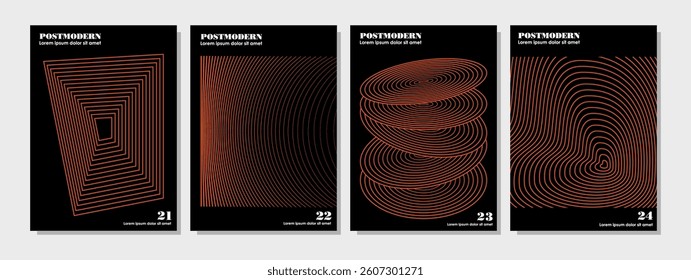 Halftone pattern design inspired postmodern for flyer, poster, brochure cover, background, wallpaper, typography, or other printing products. Vector illustration.