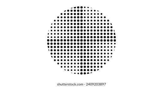 Halftone pattern design with a modern concept| premium vector