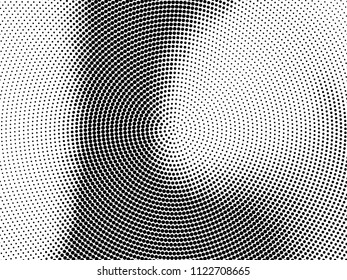 Halftone pattern Digital gradient with dots. Futuristic panel. Vector illustration. 