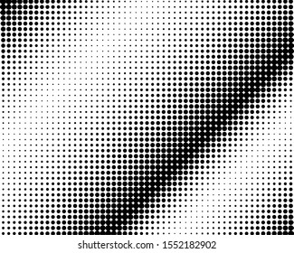 Halftone pattern for digital wallpaper design. Grunge halftone pattern. Futuristic vector illustration. Abstract dotted monochrome background. Vector illustration. Digital Gradient dots background.