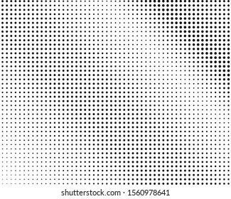 Halftone pattern for digital wallpaper design. Grunge halftone pattern. Futuristic vector illustration. Abstract dotted monochrome background. Vector illustration. Digital Gradient dots background.