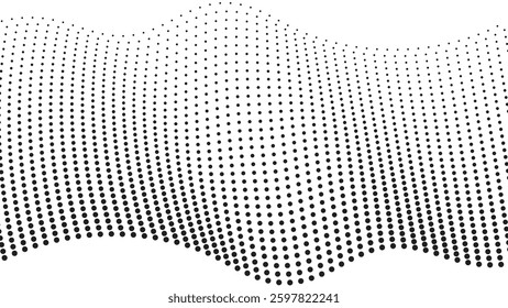 Halftone Pattern of dots for background or design