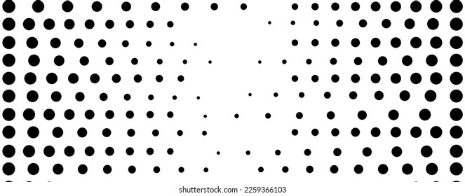 halftone pattern dotted vector background. black dotted abstract background for design elements. banners. name card. poster. object textures. cover