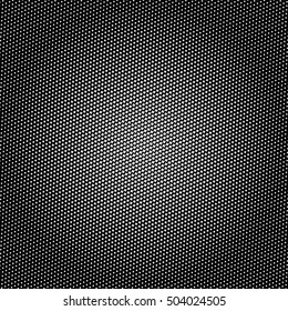 Halftone pattern made of crosses. Monochrome halftone pattern / texture.