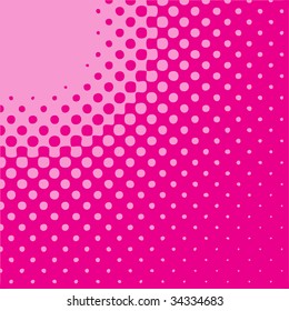halftone pattern pink