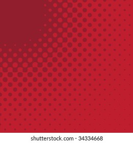 halftone pattern red