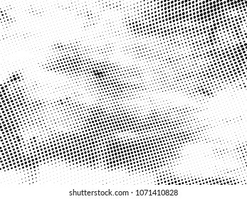 Halftone Pattern. Rough distress grunge texture background . Abstract Halftone Dots. Vector Illustration.