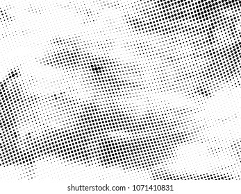 Halftone Pattern. Rough distress grunge texture background . Abstract Halftone Dots. Vector Illustration.