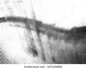 Halftone Pattern. Rough distress grunge texture background . Abstract Halftone Dots. Vector Illustration.