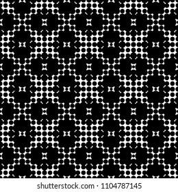 Halftone pattern. Seamless design. Modern textile print with dots. Vector fashion background. Grunge dirty circles.