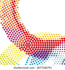 Halftone pattern texture vector abstract background. Dynamic retro background. Modern background illustration.