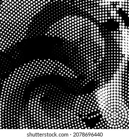 Halftone pattern texture vector abstract background. Dynamic retro background. Modern background illustration.