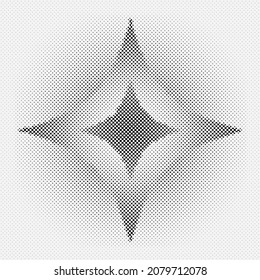 Halftone pattern texture vector abstract background. Dynamic retro background. Modern background illustration.