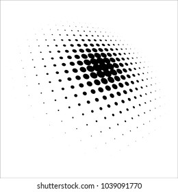 Halftone pattern vector. Gradient dot pattern. Grunge halftone background ,old retro comic book design element. Vector illustration.