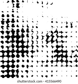 Halftone pattern. Vector illustration.