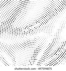Halftone pattern. Vector illustration of textured halftone pattern. Radial halftone background