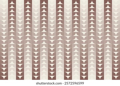 Halftone poster in mocha brown and beige colors. Trendy abstract geometric background in contemporary art style. Coffee and mousse colors of the year 2025.