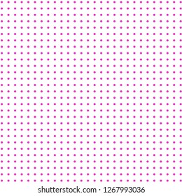 Halftone of purple halftone dots on a white background