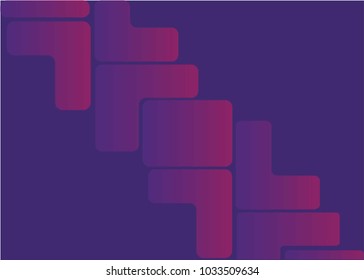 Halftone purple geometric template. Eps 10